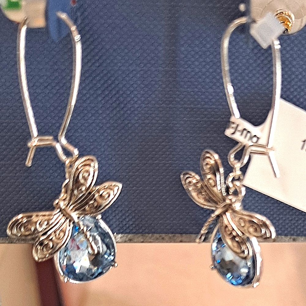 Ear Ring Blue Zarcon